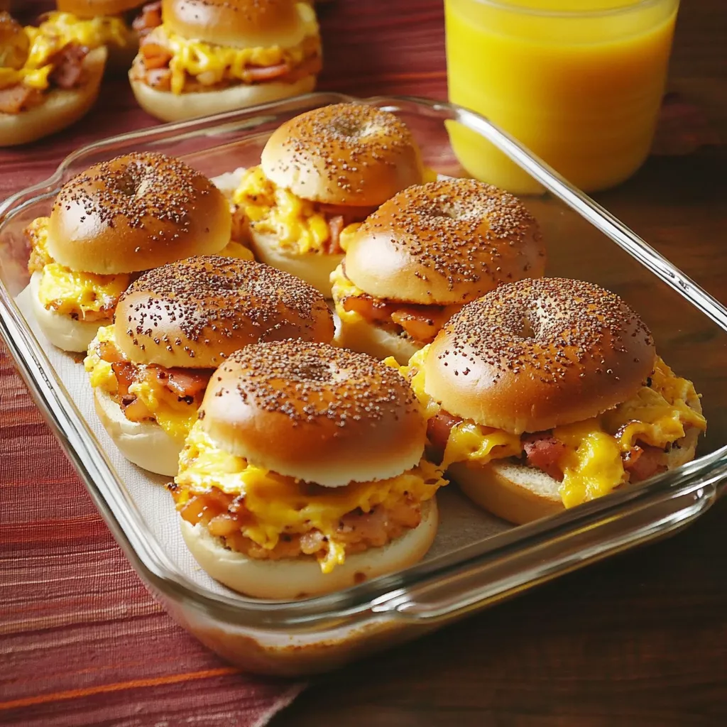 Bagel Breakfast Sliders: A Delicious Morning Treat