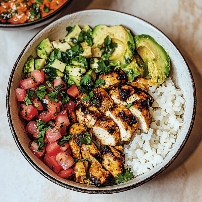 Cava-Inspired Honey Harissa Chicken Bowls You’ll Love!