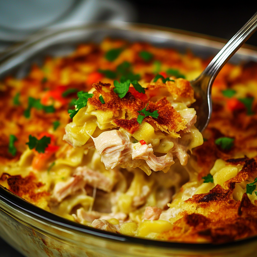 Cheesy Chicken Noodle Casserole: Your Family's New Favorite!