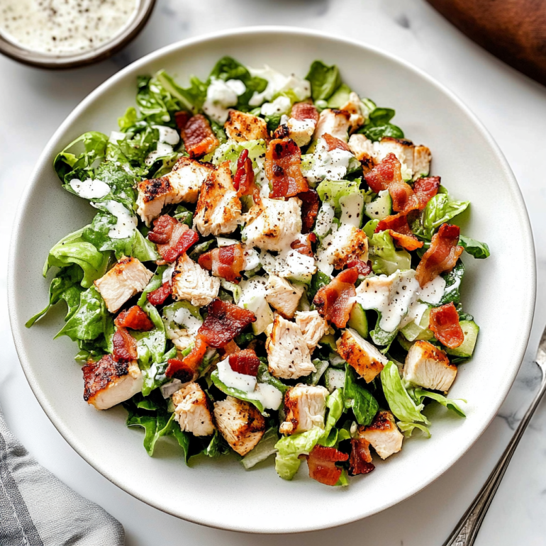 Chicken Bacon Ranch Chopped Salad: A Must-Try Delight
