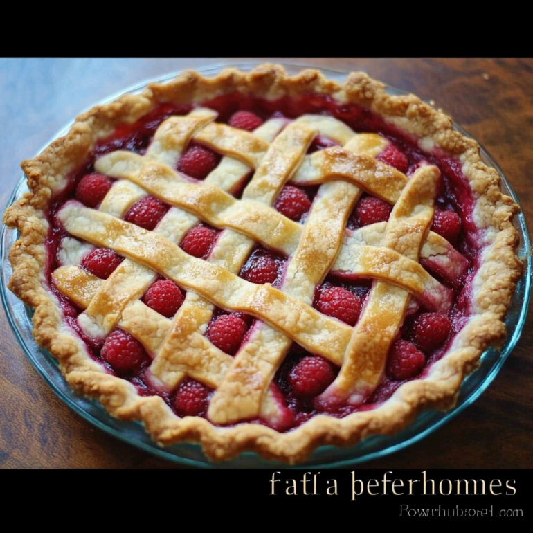 Fresh Raspberry Pie: Discover a Tantalizing Recipe!