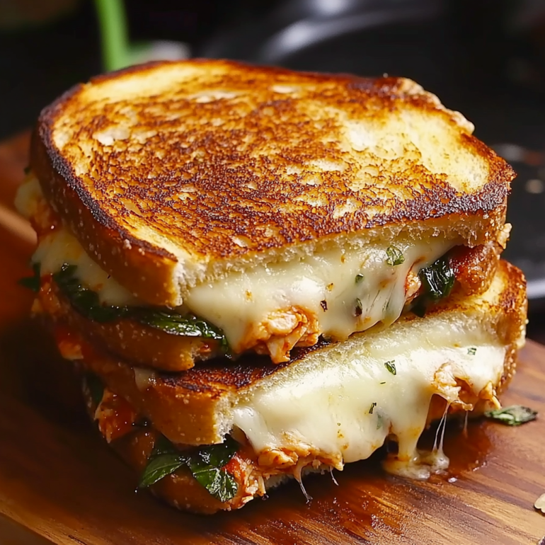 Lazy Chicken Parmesan Grilled Cheese: A Must-Try Delight!