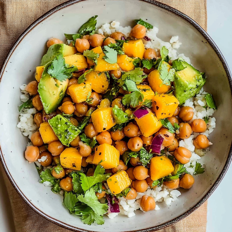 Mango Chickpea Salad: A Refreshing Healthy Delight!