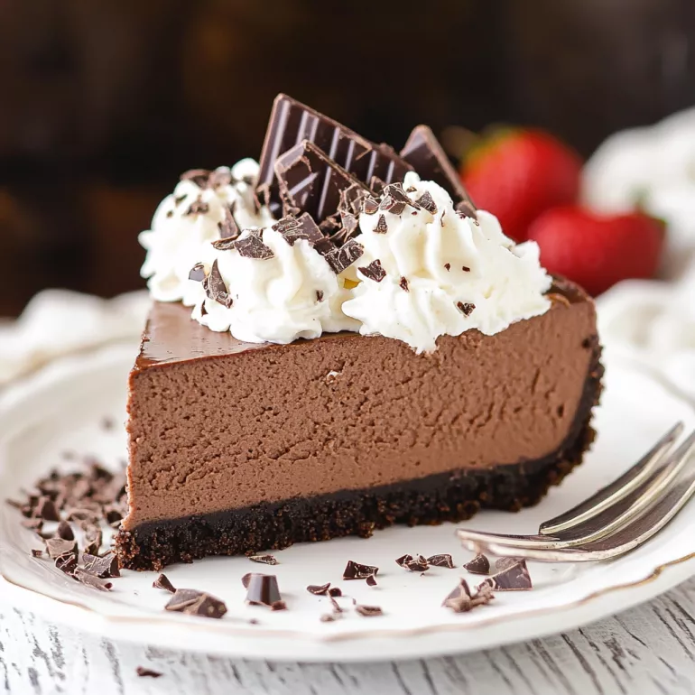 No-Bake Chocolate Cheesecake: Indulge in Easy Decadence!
