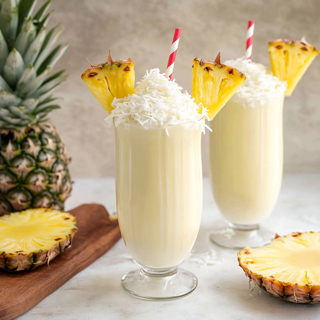 Pineapple Coconut Milkshake: A Tropical Delight Recipe!
