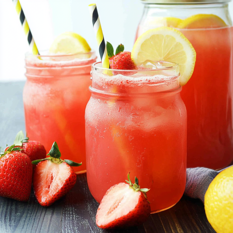 Refreshing Strawberry Lemonade: A Simple, Cool Recipe!
