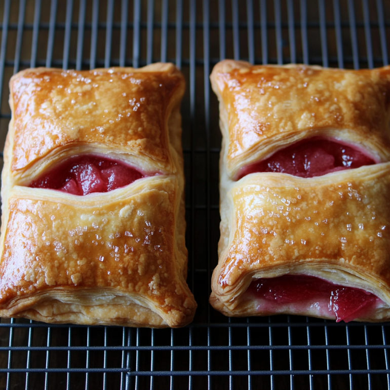 Rhubarb Puff Tart Pockets: Delightfully Easy Recipe