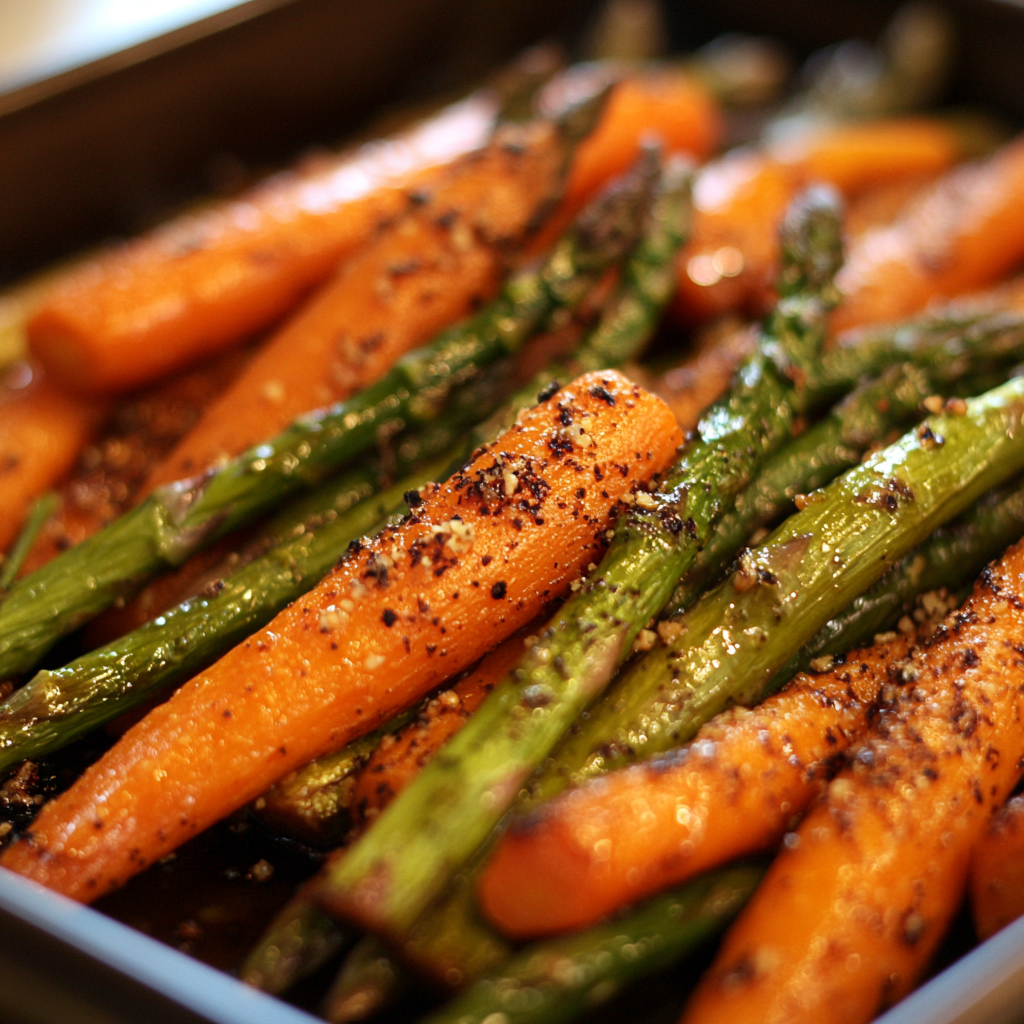 Roasted Asparagus and Carrots Medley: A Flavorful Delight!