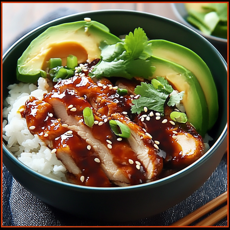 Sticky Chicken and Rice Bowls: A Flavorful Delight!