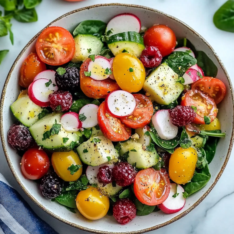 Summer Berry Spinach Salad: A Refreshing Delight Awaits!