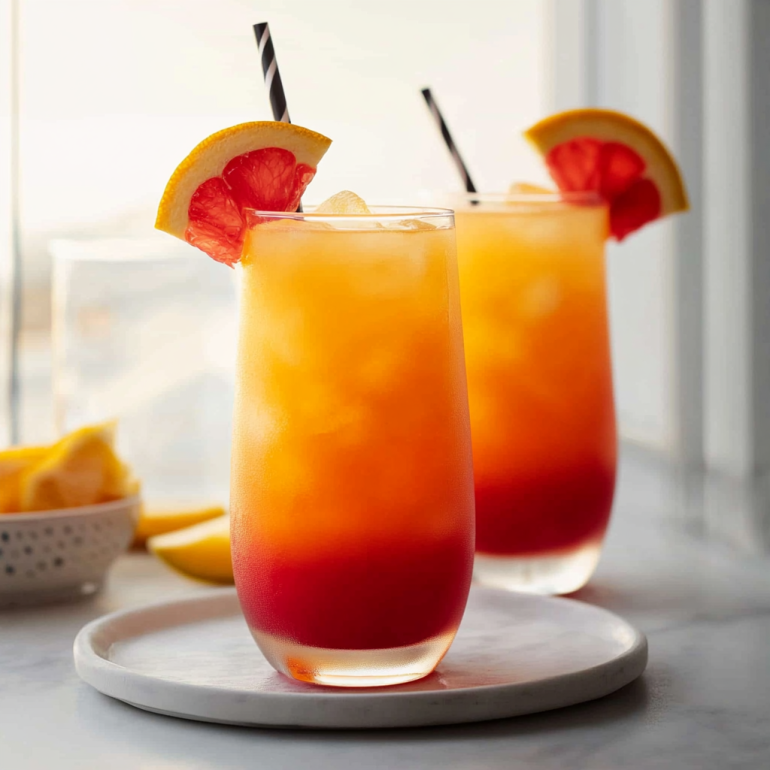 Tropical Sunrise Mocktail: Refresh Your Day with Joy!