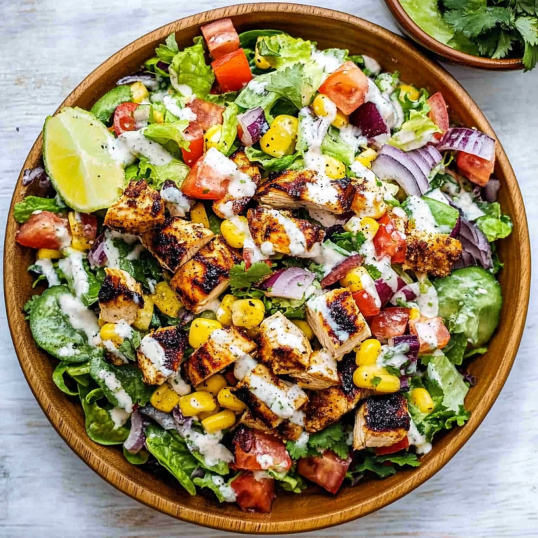 Mexican Grilled Chicken Salad: A Flavorful Delight!