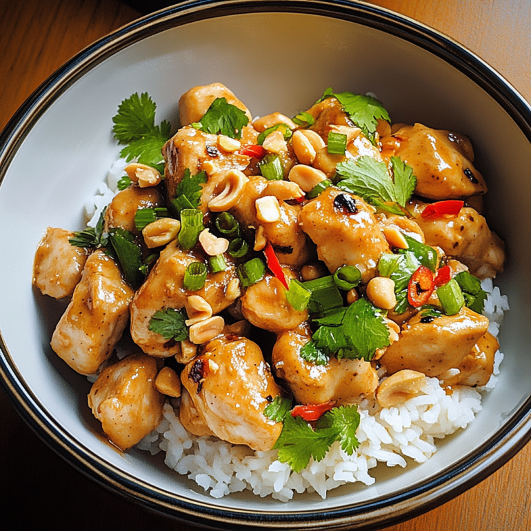 Thai Peanut Chicken: A Flavorful Recipe to Try Today!
