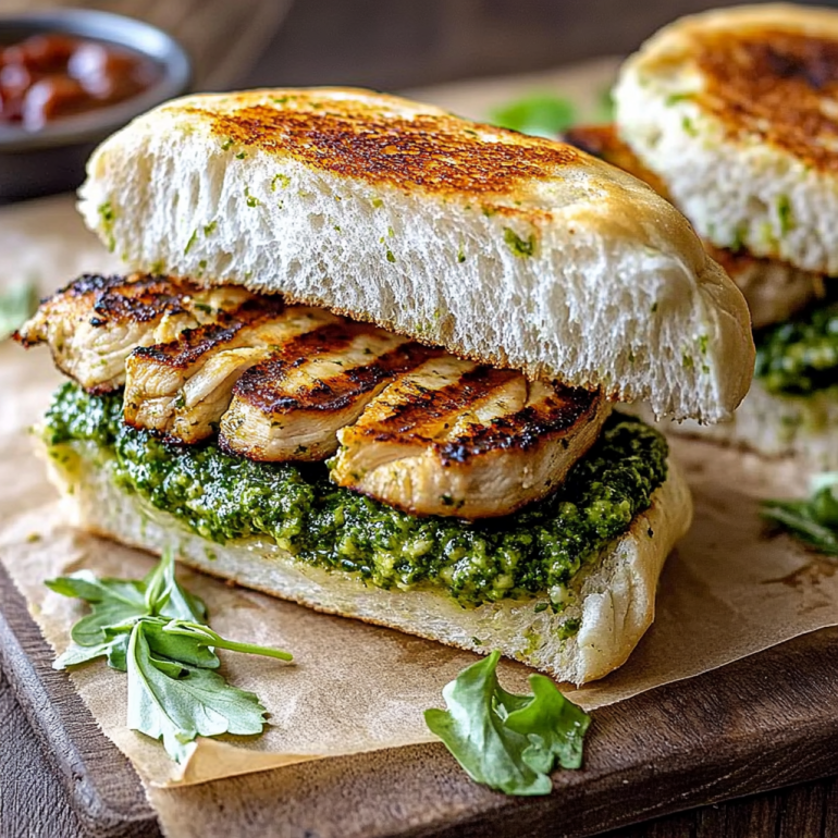 Grilled Chicken Pesto Sandwich: A Taste You’ll Love!