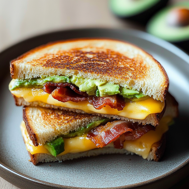 Avocado Bacon Grilled Cheese Sandwich: A Must-Try Delight!