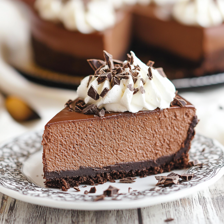 No-Bake Chocolate Cheesecake: Easy & Heavenly Delight!