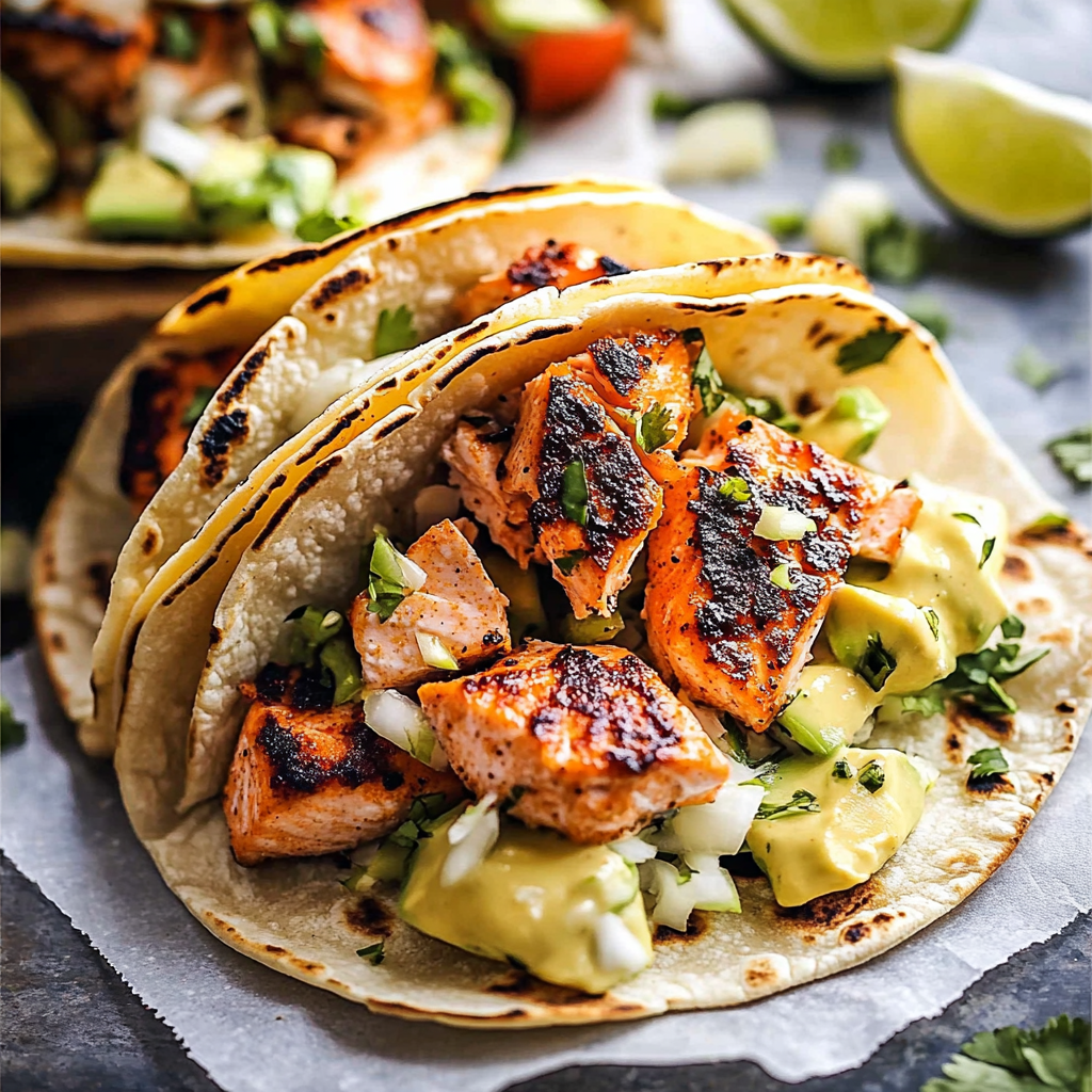 Seared Chipotle Salmon Tacos: A Flavor Explosion Awaits!
