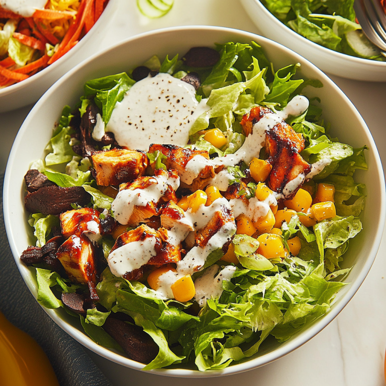 BBQ Chicken Salad: A Delicious and Easy Recipe!