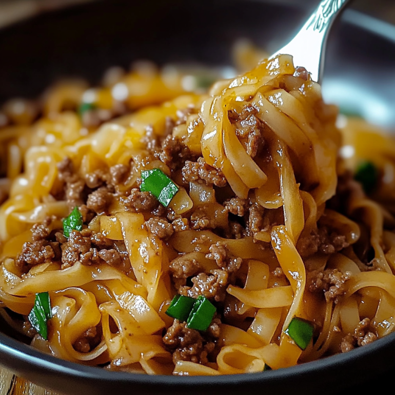 Mongolian Ground Beef Noodles: A Quick Stir-Fry Delight!