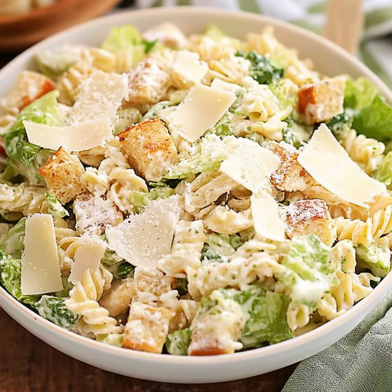 Creamy Caesar Pasta Salad: A Zesty Summer Delight!