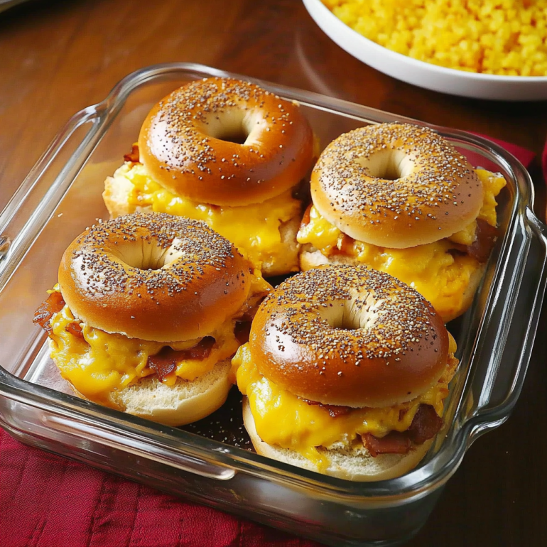 Bagel Breakfast Sliders: Unleash Delicious Mornings!