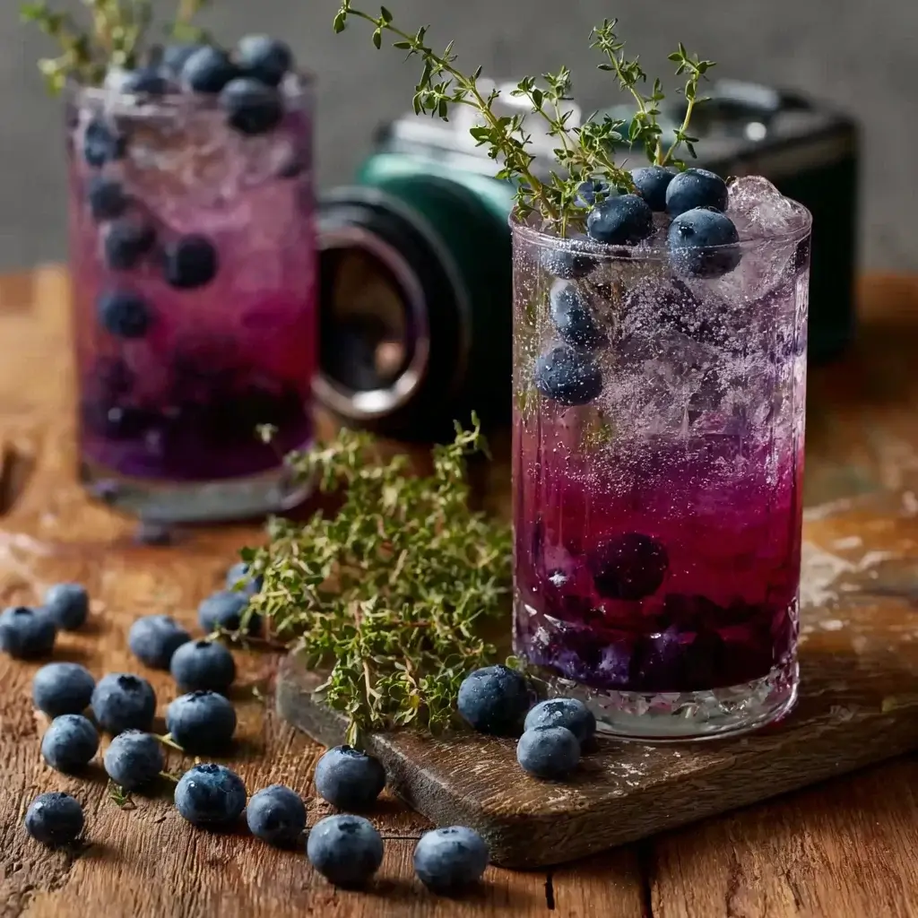 Blueberry Thyme Gin Fizz: A Refreshing Summer Delight!