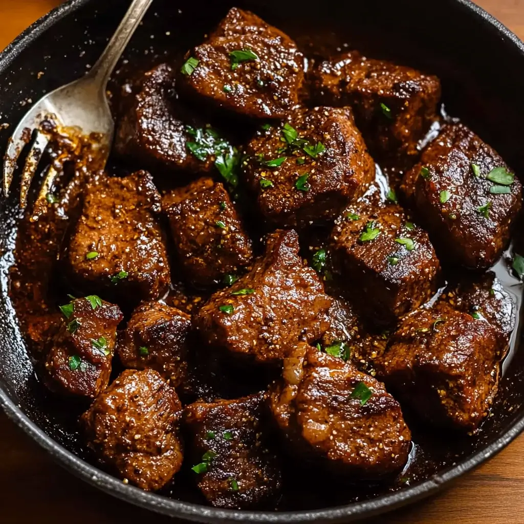 Cajun Garlic Butter Steak Bites for a Flavor Explosion!