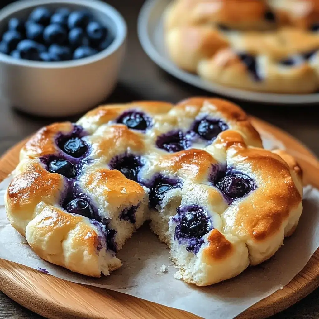 Cottage Cheese Blueberry Cloud Bread: A Fluffy Delight!