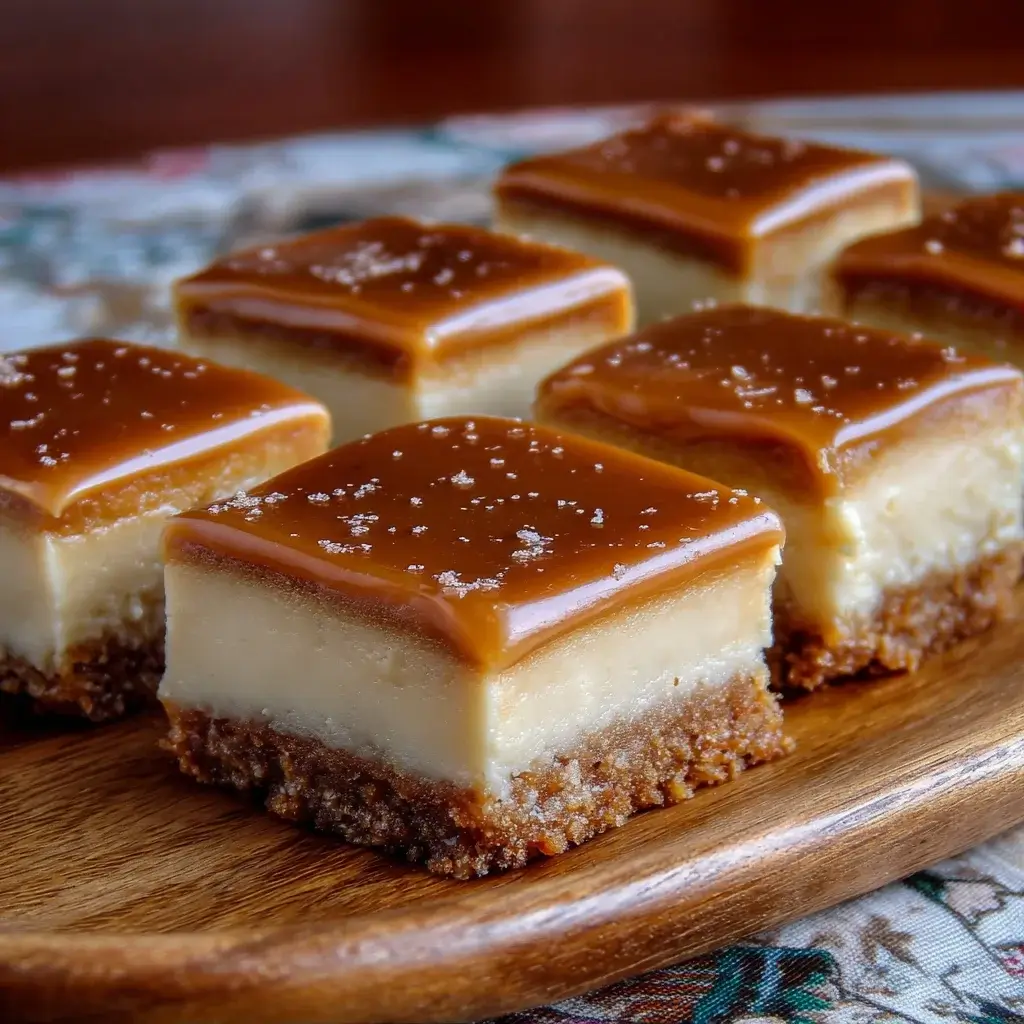 Dulce de Leche Cheesecake Bars are Pure Bliss!