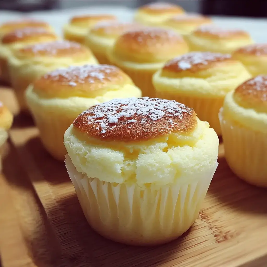 Fluffy Japanese Cotton Cheesecake Cupcakes Recipe Revealed!