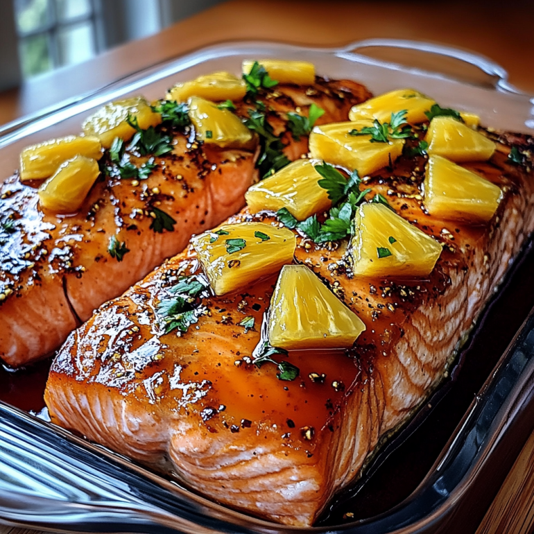 Honey Pineapple Glazed Salmon: A Tasty Delight to Try!