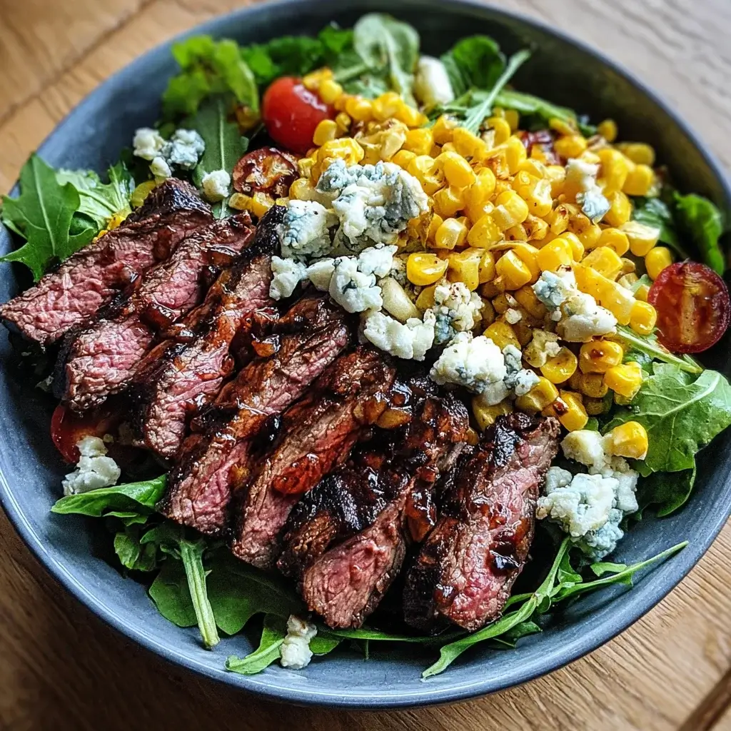 Grilled Balsamic Steak Salad with Gorgonzola Awaits You!