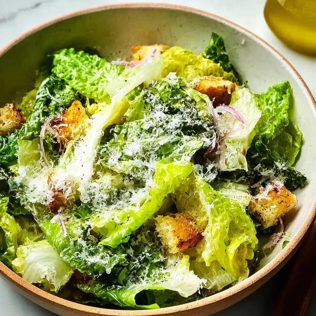 Lemon Parmesan Lettuce Salad: A Fresh, Zesty Delight!