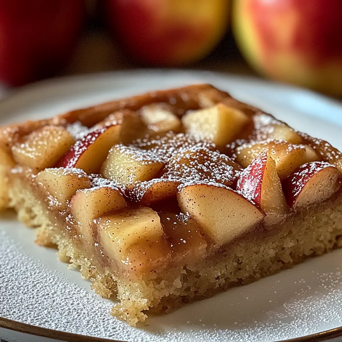 Mouthwatering Apple Cinnamon Sheet Cake for Cozy Gatherings