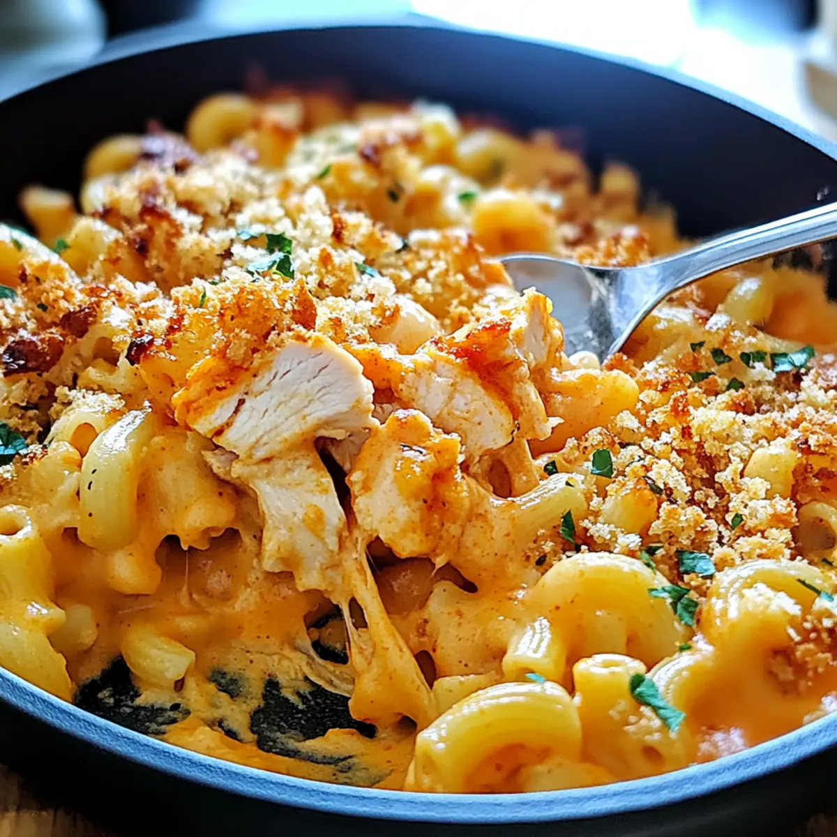 Buffalo Chicken Macaroni and Cheese for a Zesty Comfort Meal