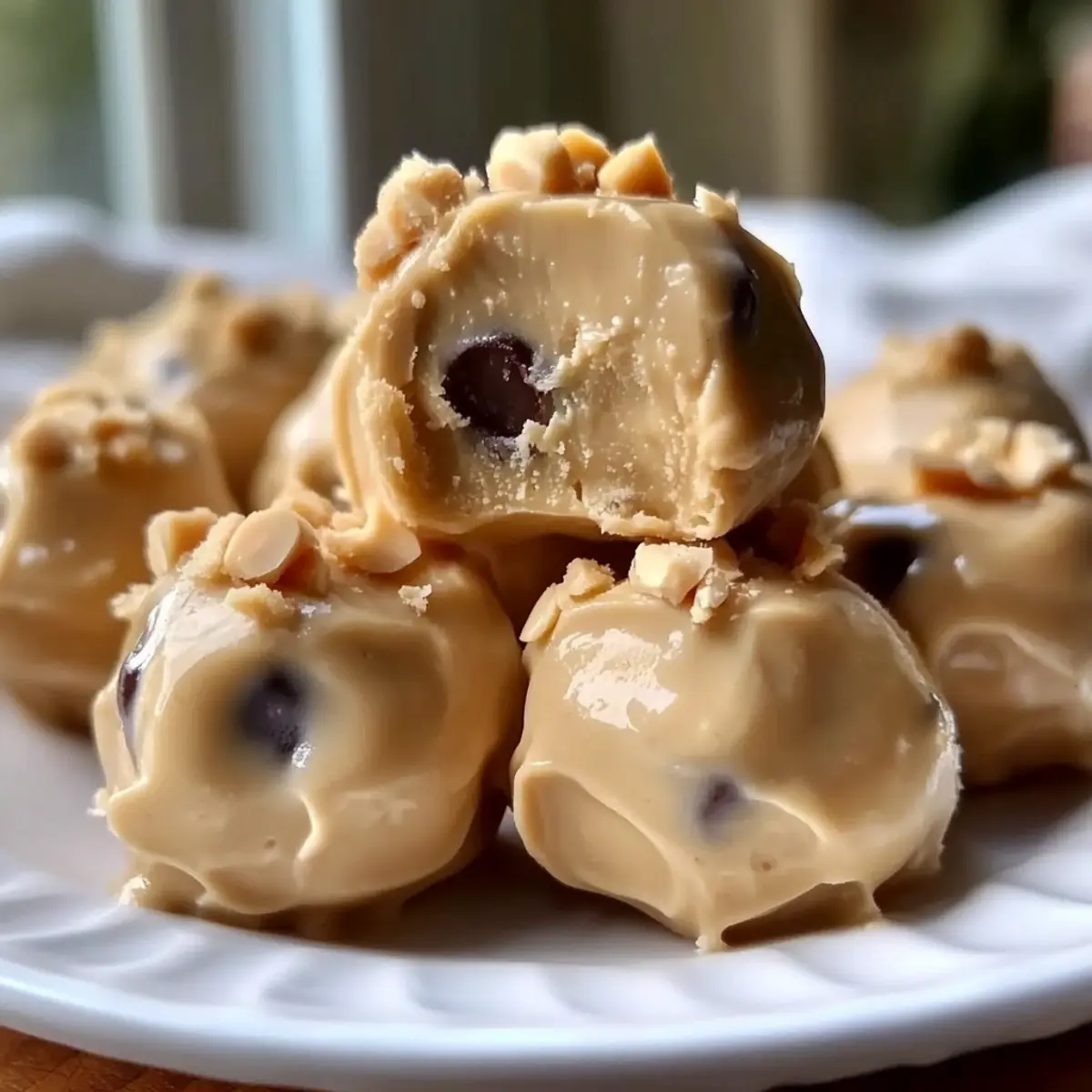 Frozen Greek Yogurt Peanut Butter Bites for Guilt-Free Snacking