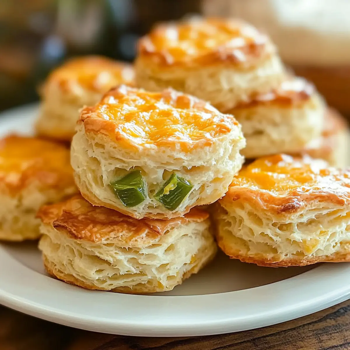 Savory Green Chile Cheddar Biscuits That Warm Your Heart