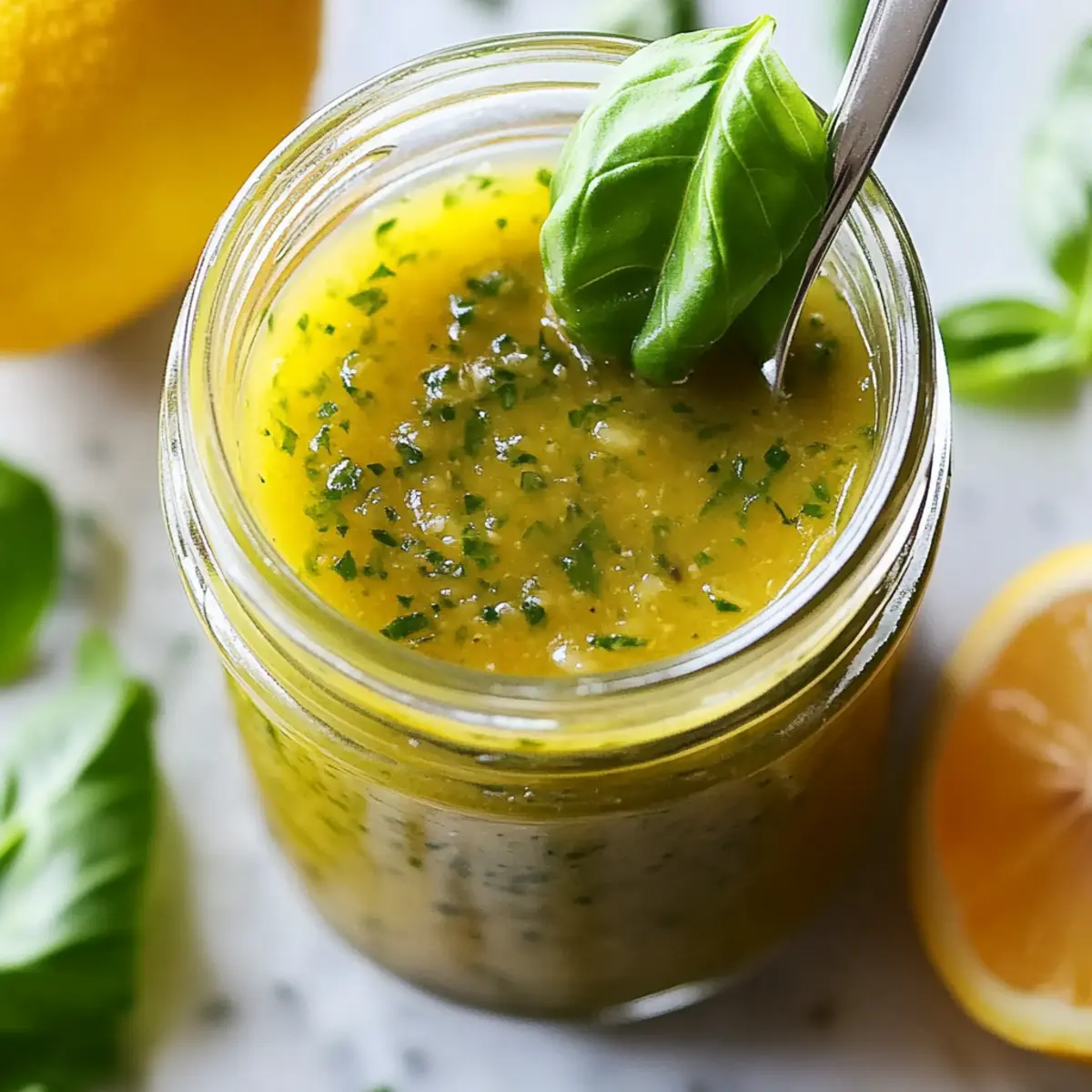 Zesty Lemon Basil Vinaigrette to Brighten Any Salad