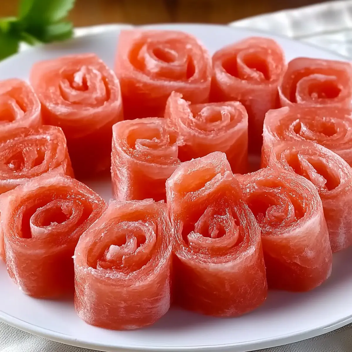 Delicious Watermelon Fruit Roll-Ups for a Refreshing Snack