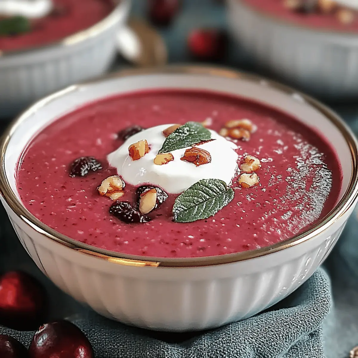 Cozy Spiced Cranberry Soup for Your Perfect Fall Night