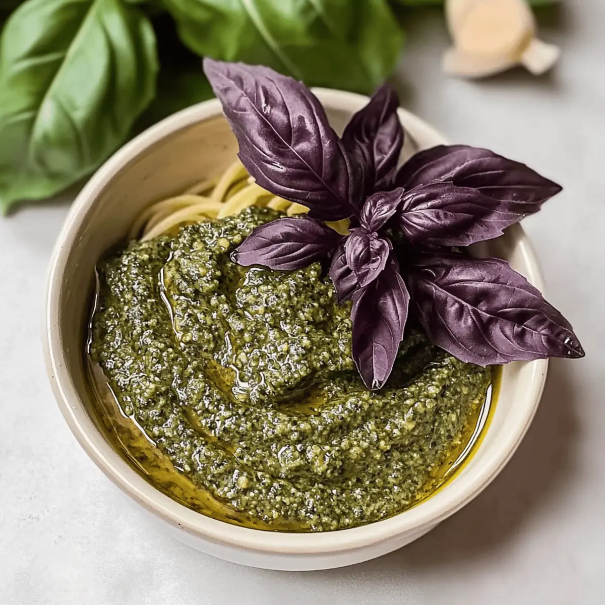Savory Purple Basil Pesto for Vibrant Meals Anytime