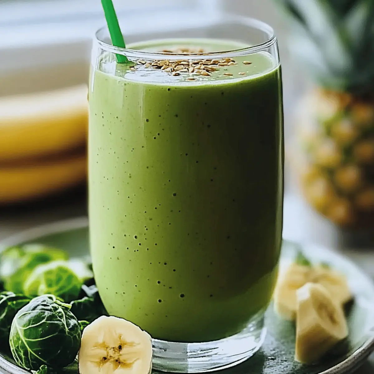 Brussels Sprouts Smoothie: A Creamy Twist to Energize You