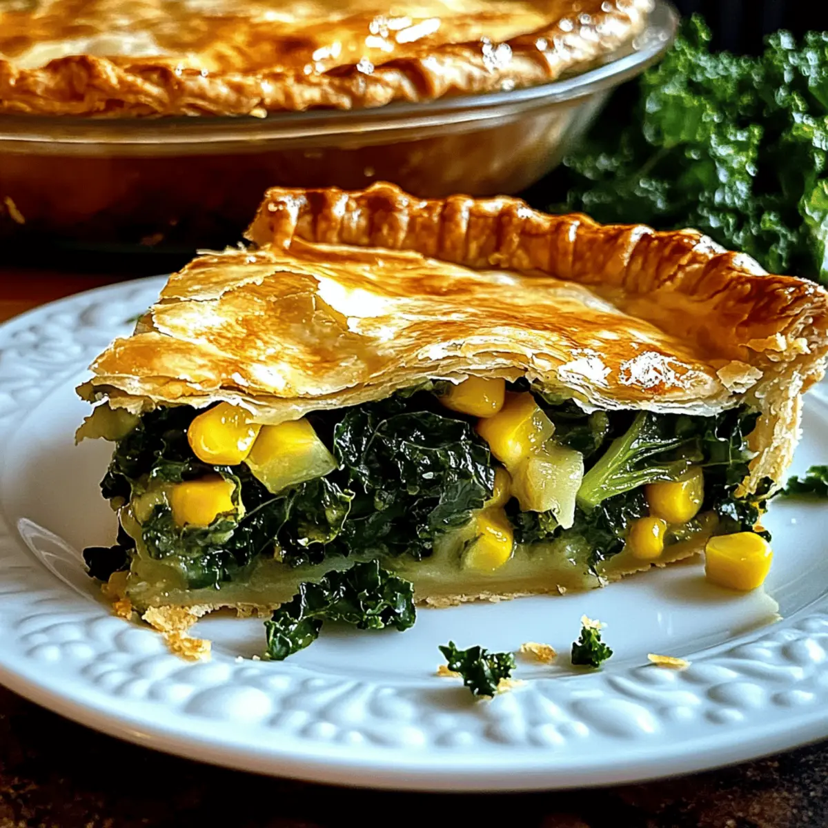 Brussels Sprouts Kale And Corn Pie for Ultimate Comfort Food