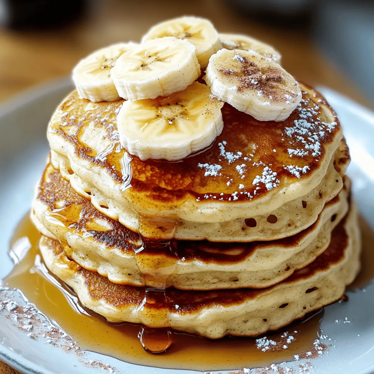 Fluffy Homemade Banana Pancakes That Will Brighten Your Morning