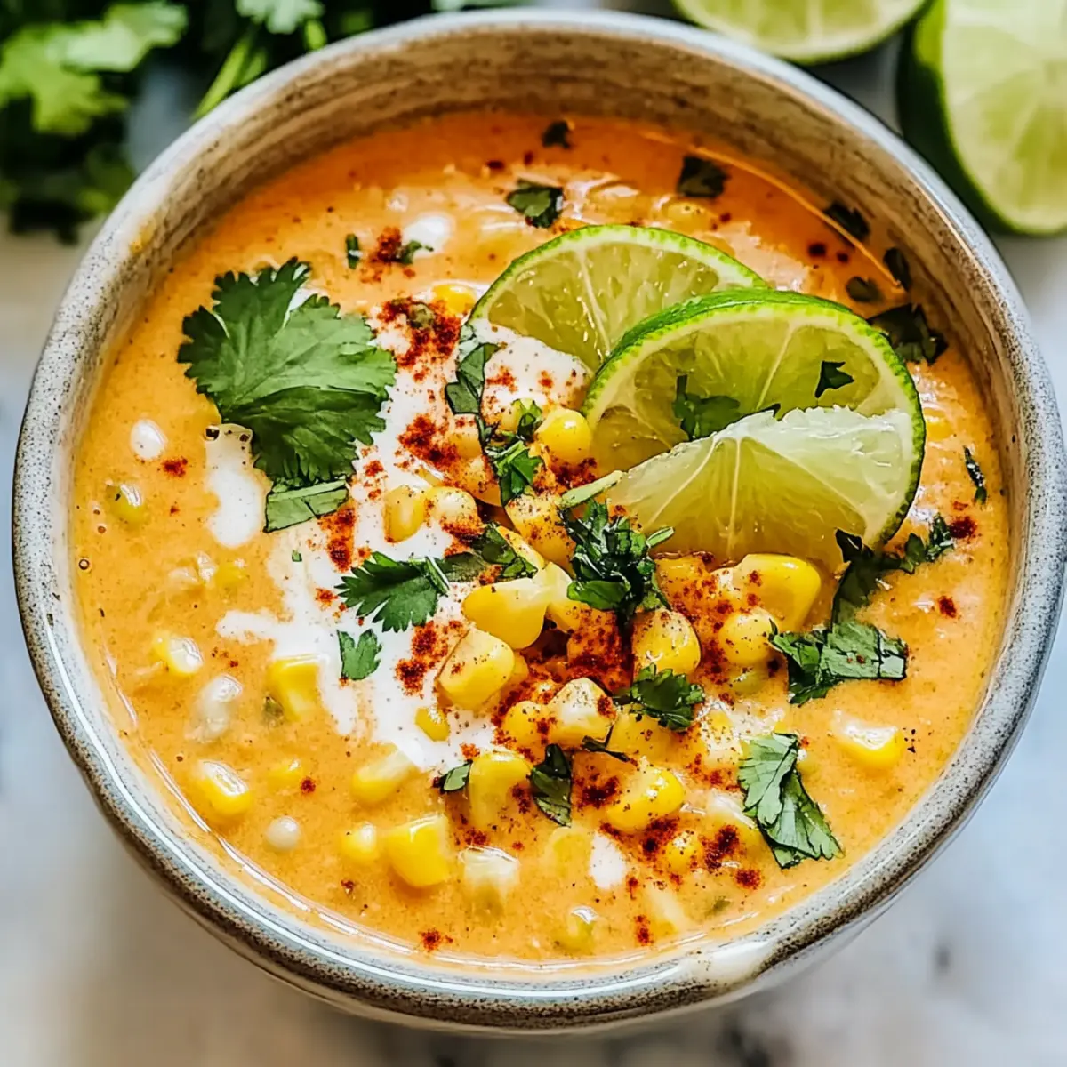 Comforting Slow Cooker Mexican Street Corn Soup for Cozy Nights