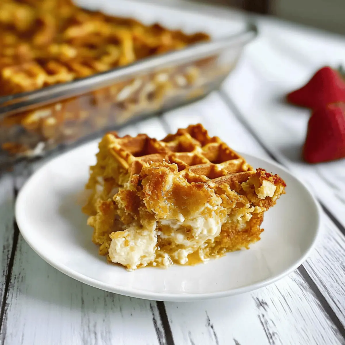Heavenly Chicken and Waffle Casserole for Easy Brunch Joy
