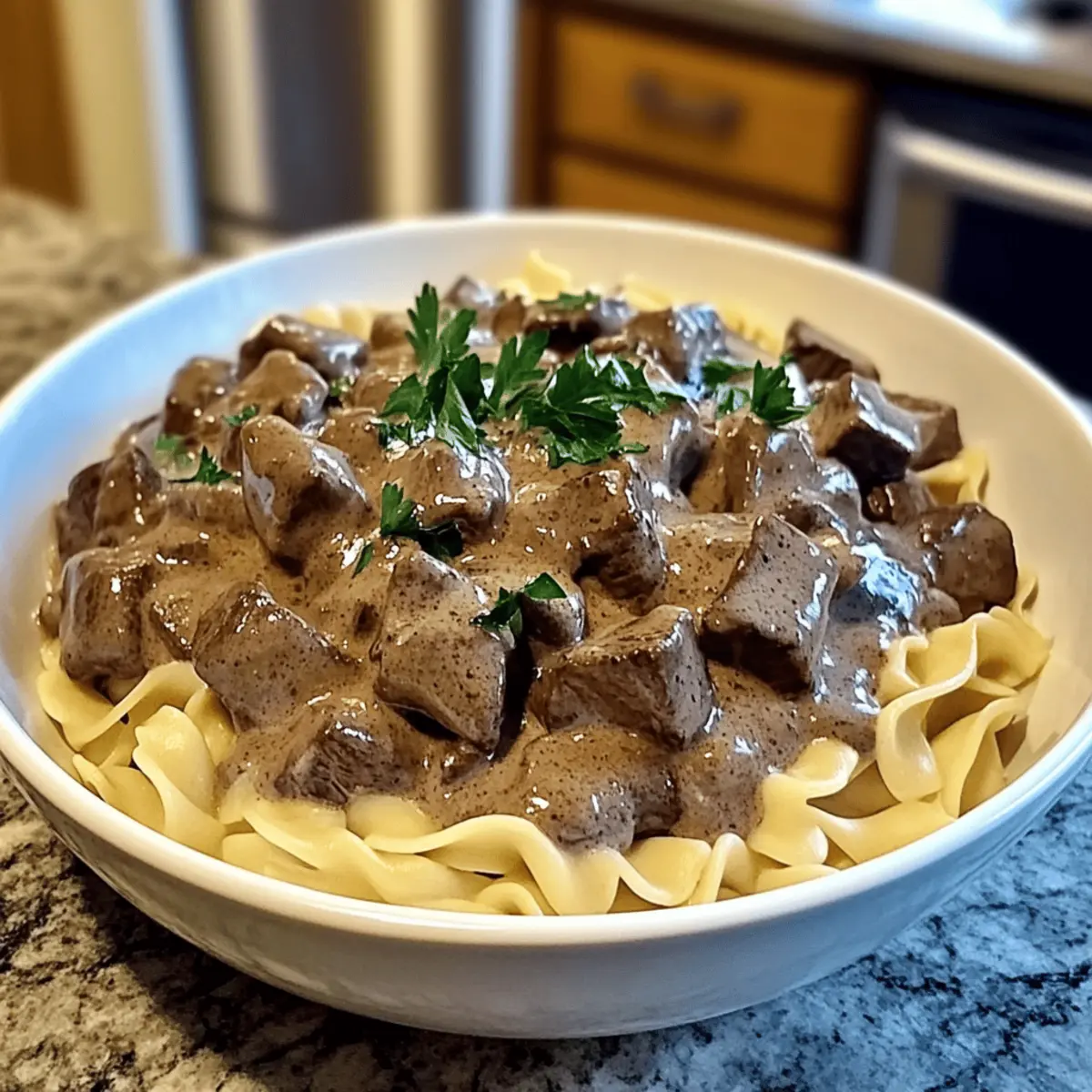 Comforting Slow Cooker Beef Stroganoff Recipe for Cozy Nights