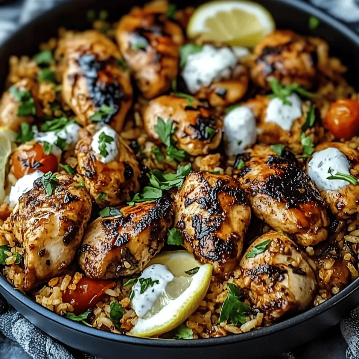 One Pot Shawarma Chicken Rice: Savory Comfort in a Bowl