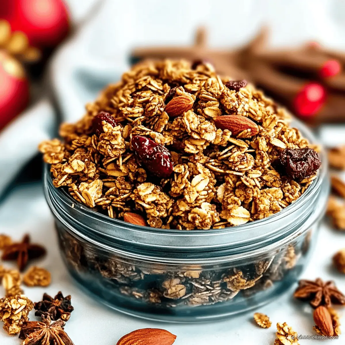 Gingerbread Granola: Your Cozy Holiday Breakfast Treat
