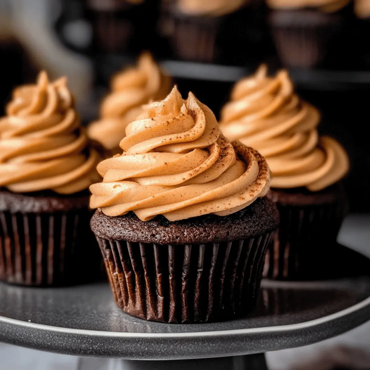 Decadent Chocolate Pumpkin Cupcakes with Creamy Frosting